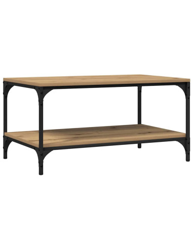 Tavolino da salotto Rovere artigianale 81 x 50 x 40 cm