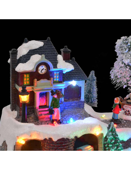 Decorazione Natalizia da Tavolo Multicolore 23.5 x 16 x 18.5 cm