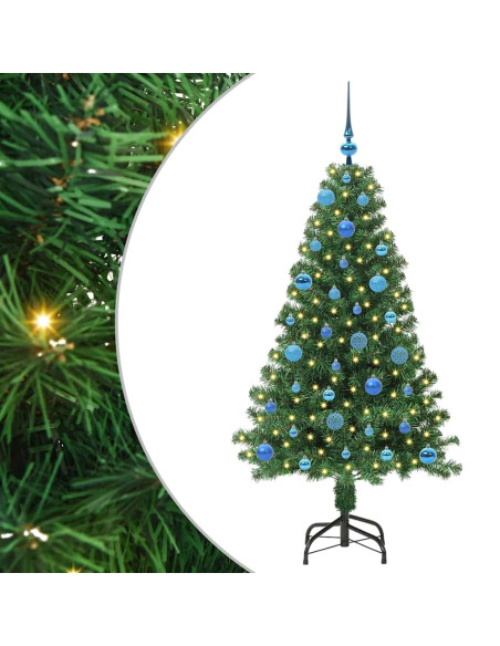 Albero di Natale Artificiale Verde 150 cm PVC