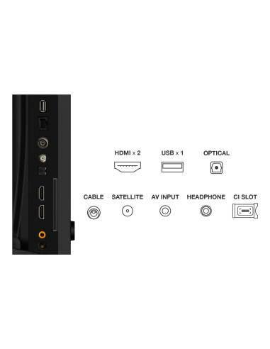 TCL S59K Serie Smart TV QLED FHD 32" 32S59K, Dolby Audio, HDR10, Android TV