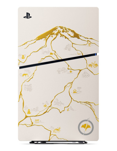 Sony PlayStation 5 - Ghost of Yotei Gold Limited Edition 1 TB Wi-Fi Nero, Bianco