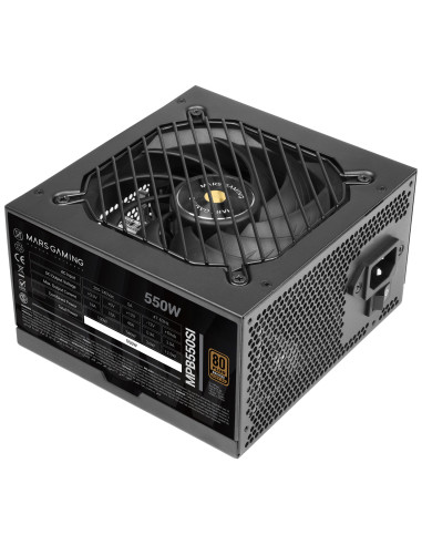 Mars Gaming MPB550SI alimentatore per computer 550 W 24-pin ATX ATX Nero