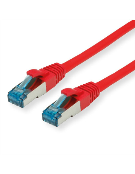 VALUE CAVO S/FTP (PiMF) PATCHCORD CAT 6A, CLASS EA, ROSSO, 1,5M