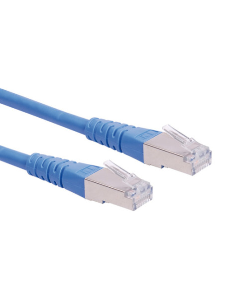 ROLINE CAVO S/FTP (PIMF) PATCHCORD CAT.6/CLASS E, BLU, 20M