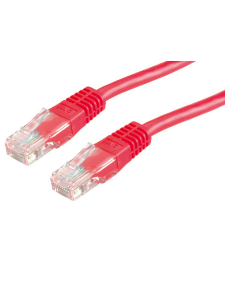 VALUE CAVO UTP PATCHCORD CAT.6/CLASS E, ROSSO, 10M