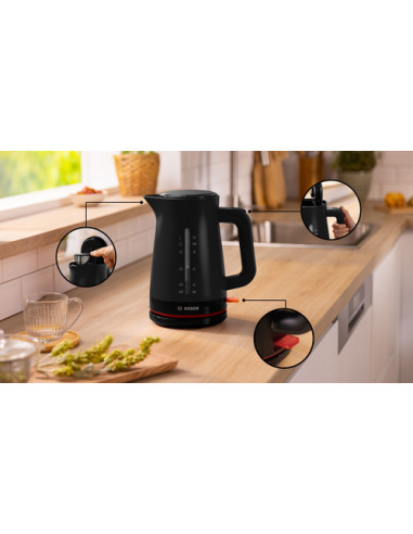 Bosch TWK3M123 Bollitore MyMoment 1.7 l Nero