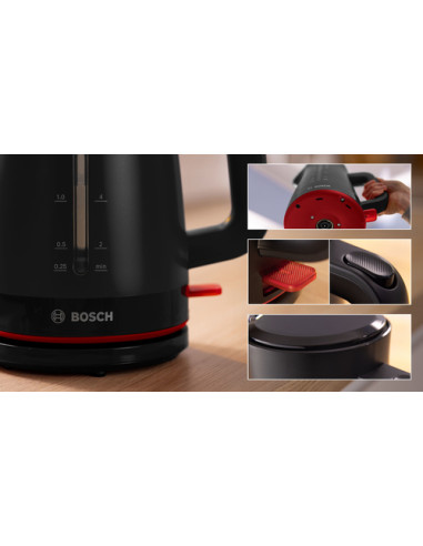 Bosch TWK3M123 Bollitore MyMoment 1.7 l Nero