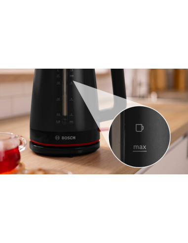 Bosch TWK3M123 Bollitore MyMoment 1.7 l Nero