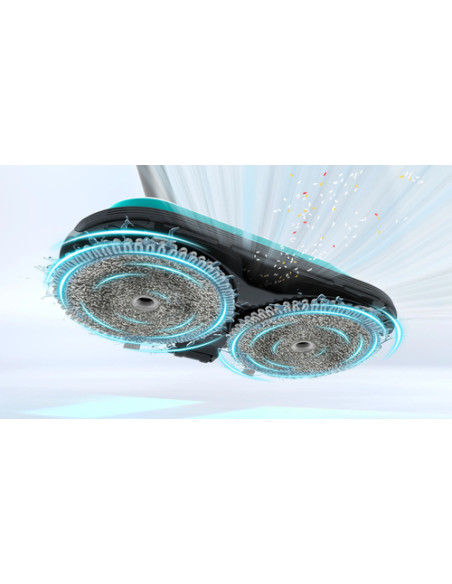Bosch Scopa elettrica lavapavimenti 2in1 Unlimited 7 ProHygienic Aqua Bianco