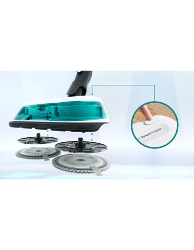 Bosch Scopa elettrica lavapavimenti 2in1 Unlimited 7 ProHygienic Aqua Bianco