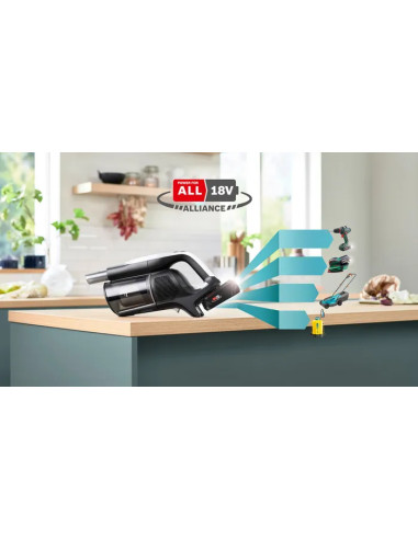 Bosch BCS1041WAC Scopa elettrica, Unlimited 10, Bianco