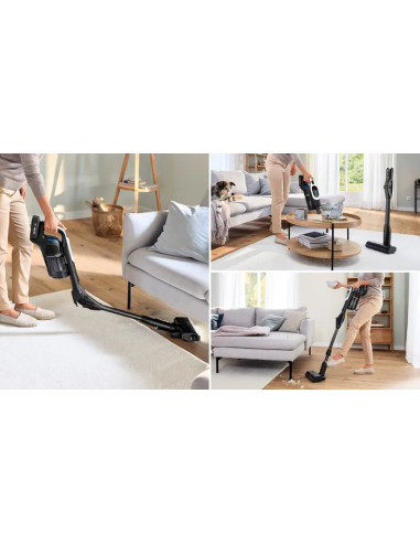 Bosch BCS1041WAC Scopa elettrica, Unlimited 10, Bianco