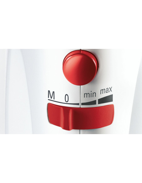 Bosch MFQP1000 Sbattitore YourCollection 300 W Bianco, Rosso