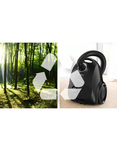 Bosch Serie 2 BGLS2BA1 Aspirapolvere con sacco Nero