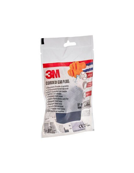 3M 1271C1 tappo per orecchie Tappo auricolare riutilizzabile Arancione 2 pz