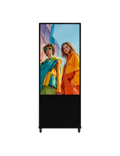 HIKVISION DIGITAL SIGNAGE 4K 55" TOTEM TOUCH 4GB memory, 32GB storage,  Andriod 13, 4K - DS-D6055UT-D/S, Trasp. da Concordare