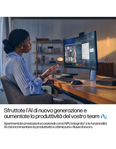 HP EliteDesk 8 Mini G1a Desktop Next Gen AI PC Wolf Pro Security Edition 350 32 GB DDR5-SDRAM 1 TB SSD Windows 11 Pro Mini PC Ne