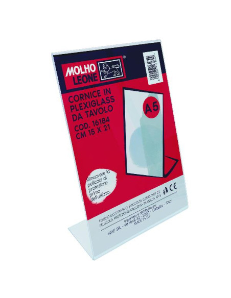 CORNICE PLEXIGLASS DA TAVOLO 15X20