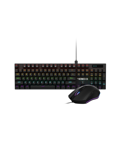 GAMDIAS KIT TAST + MOUSE HERMES E6 TAST MECCANICA E MOUSE OTTICO