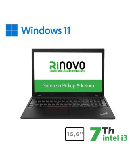 NB LENOVO RINOVO REFURBISHED ThinkPad L570 RN82432111 15,6" i3-7x00 16GB SSD NEW 240GB NO DVD W11P