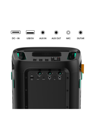 Hisense Party Storm Altoparlante da festa Nero 300 W