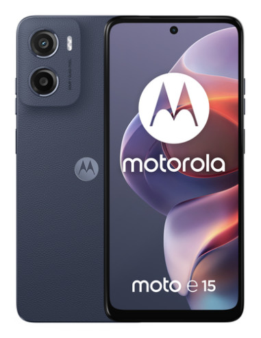 Motorola moto e15 16,9 cm (6.67") Doppia SIM Android 14 Go edition 4G USB tipo-C 2 GB 64 GB 5200 mAh Blu