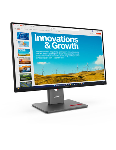 Lenovo ThinkVision P24QD-40 Monitor PC 60,5 cm (23.8") 2560 x 1440 Pixel Quad HD LCD Nero