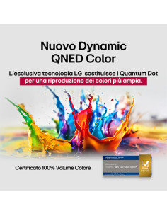 LG QNED AI 65QNED80A6A TV Serie QNED80 65'' 4K, α7 Gen8, HDR10, 20W, 3 HDMI con Game Optimizer, Smart TV WebOS 25 2