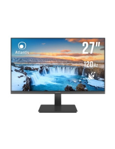 MONITOR ATLANTIS LED 27" Wide A05-HE27VF-VHM VA 1920x1080 120HZ 5ms 263±10cd/m² 4.000:1 VESA MM VGA HDMI Black