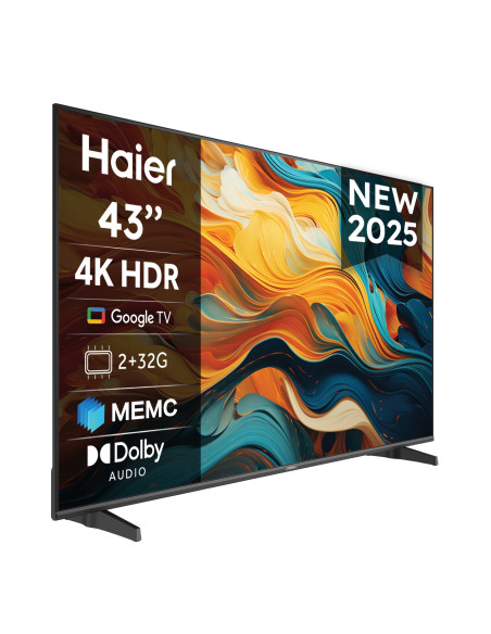 Haier H43K85FUX 109,2 cm (43") 4K Ultra HD Smart TV Wi-Fi Nero 250 cd/m²