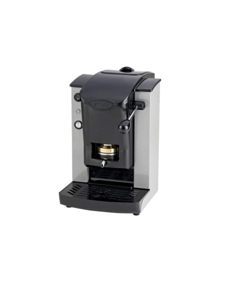 MACCHINA DA CAFFE' FABER SLOT PLAST BASIC TELAIO GRIGIO PLASTICHE NERO PRESSACIALDA IN OTTONE SPGRINBASOTT
