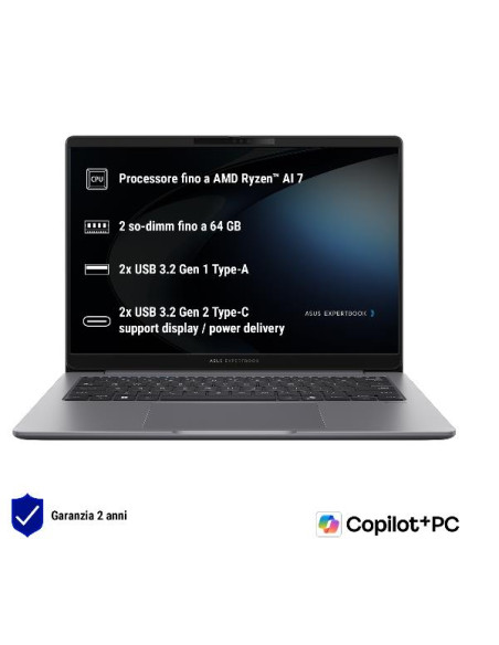 NB ASUS Commercial NX P Copilot+PC PM3606CKA-MB0185X 16" Ryzen AI R5-330 16GB SSD512GB W11P