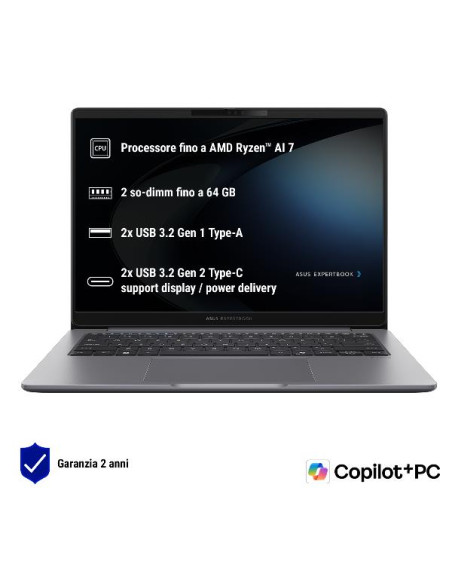 NB ASUS Commercial NX P Copilot+PC PM3606CKA-MB0185X 16" Ryzen AI R5-330 16GB SSD512GB W11P