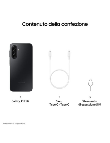 GALAXY A17 5G 128GB BLACK EE
