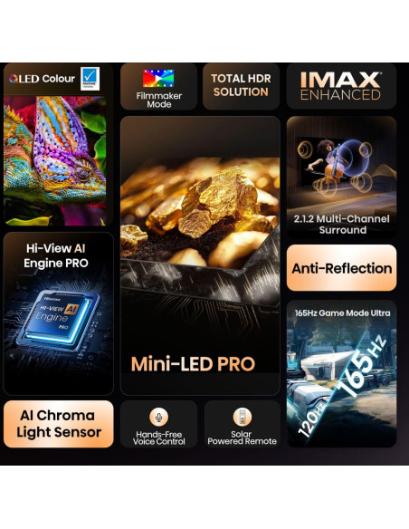 Hisense Smart TV ULED MiniLED 65" 4K 65U7Q PRO