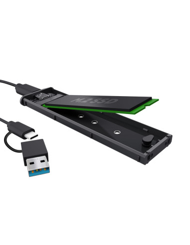 Trust 25806 contenitore di unità di archiviazione Box esterno SSD Nero