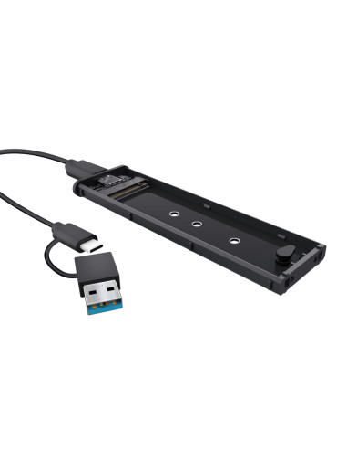 Trust 25806 contenitore di unità di archiviazione Box esterno SSD Nero