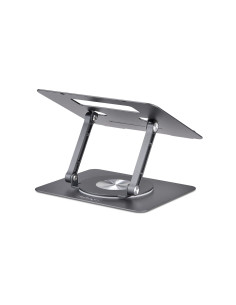 StarTech.com Supporto per PC portatile con rotazione a 360°, rialzo ergonomico da scrivania per laptop, rialzo con inclinazione 2