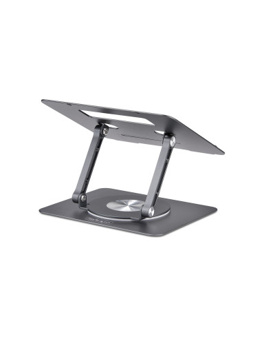 StarTech.com Supporto per PC portatile con rotazione a 360°, rialzo ergonomico da scrivania per laptop, rialzo con inclinazione