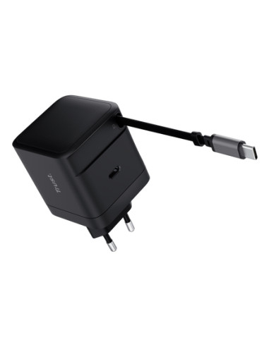 Trust Maxo Caricabatteria retrattile USB-C PD da 65 W