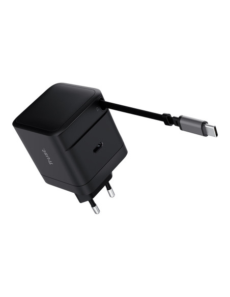 Trust Maxo Caricabatteria retrattile USB-C PD da 65 W