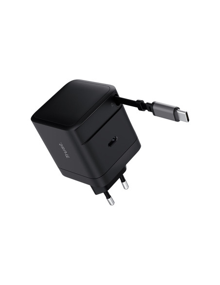 Trust Maxo Caricabatteria retrattile USB-C PD da 65 W