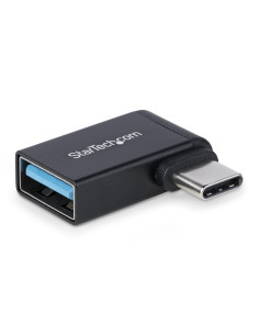 StarTech.com Adattatore USB-C a USB-A ad angolo retto, USB 5Gbps, adattatore compatto USB-C maschio a USB-A femmina, alloggiamen
