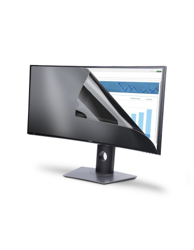 StarTech.com Filtro Privacy per Monitor Curvo Dell P3424WE Ultrawide 21:9 - Pellicola Reversibile Opaco/Lucido, per la protezion