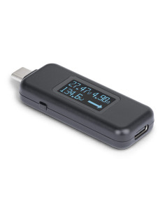 StarTech.com Multimetro Digitale USB-C, Misuratore di Tensione e Corrente con Potenza fino a 240W PD EPR, Tester Digitale Bidire