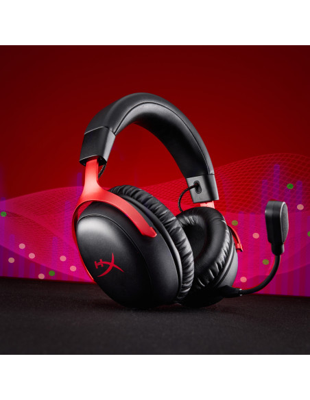 HyperX Cloud III S Wireless – Gaming Headset (Nero-Rosso) HyperX Cloud III S Wireless – Gaming Headset (Nero-Rosso)
