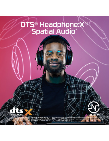 HyperX Cloud III S Wireless – Gaming Headset (Nero-Rosso)