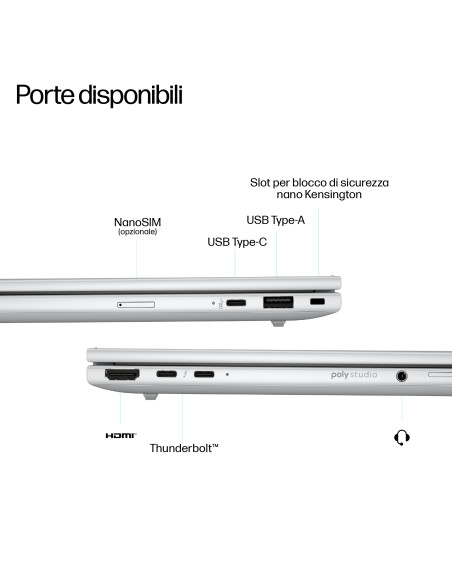 HP EliteBook 8 G1i 14 inch Notebook Next Gen AI PC Wolf Pro Security Edition Intel Core Ultra 7 256V Computer portatile 35,6 cm  HP EliteBook 8 G1i 14 inch Notebook Next Gen AI PC Wolf Pro Security Edition Intel Core Ultra 7 256V Computer portatile 35,6 cm
