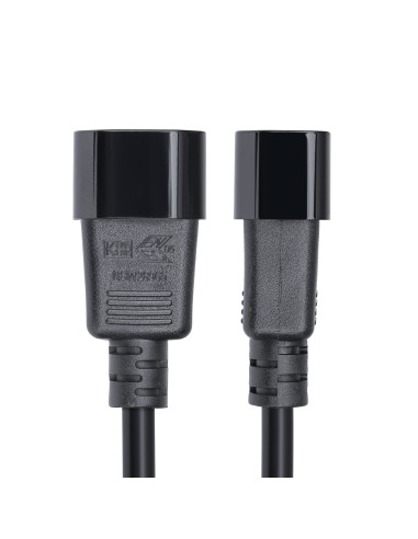 StarTech.com Cavo Prolunga di Alimentazione da 4,5m, Cavo di Alimentazione da C14 a C13 per PDU, 10A 250V, 14AWG, Prolunga Elett
