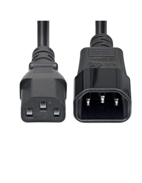 StarTech.com Cavo Prolunga di Alimentazione da 4,5m, Cavo di Alimentazione da C14 a C13 per PDU, 10A 250V, 14AWG, Prolunga Elett StarTech.com Cavo Prolunga di Alimentazione da 4,5m, Cavo di Alimentazione da C14 a C13 per PDU, 10A 250V, 14AWG, Prolunga Elett